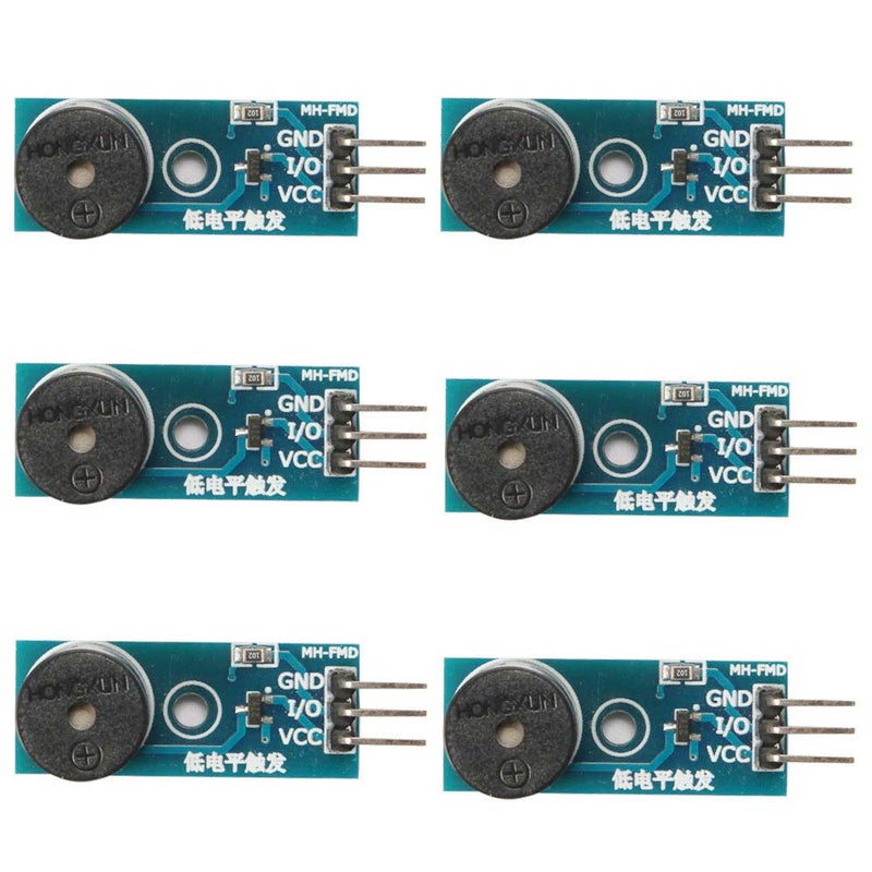 Ximimark 6Pcs Active Buzzer Alarm Module Sensor Beep for arduino Smart car - Image 1